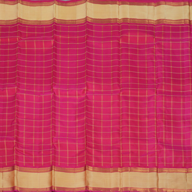 Hayagrivas Handloom Rani Pink Kanjivaram Silk Saree BE633-SBS