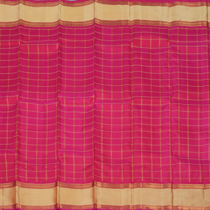 Hayagrivas Handloom Rani Pink Kanjivaram Silk Saree BE633-SBS