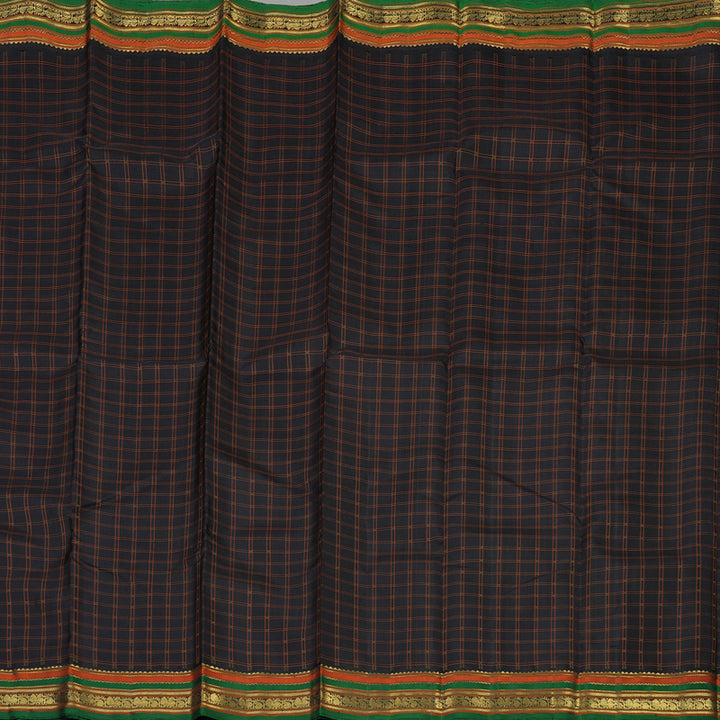 Hayagrivas Handloom Deep Nagapazham Kanjivaram Silk Saree BE636-SBS