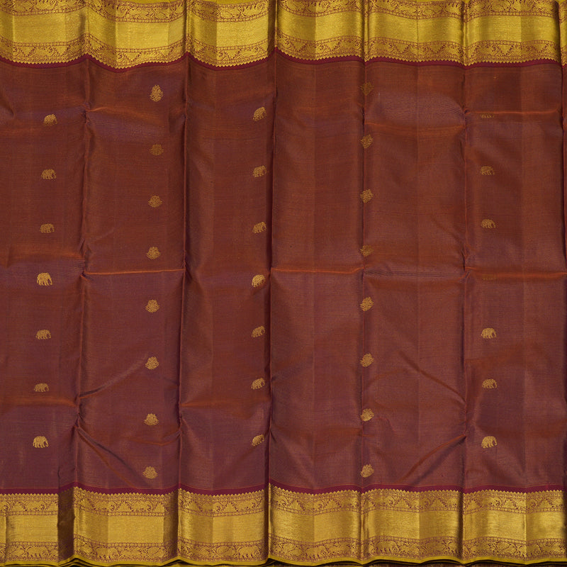 Hayagrivas Handloom Maroon Kanjivaram Silk Saree BE639-SBS