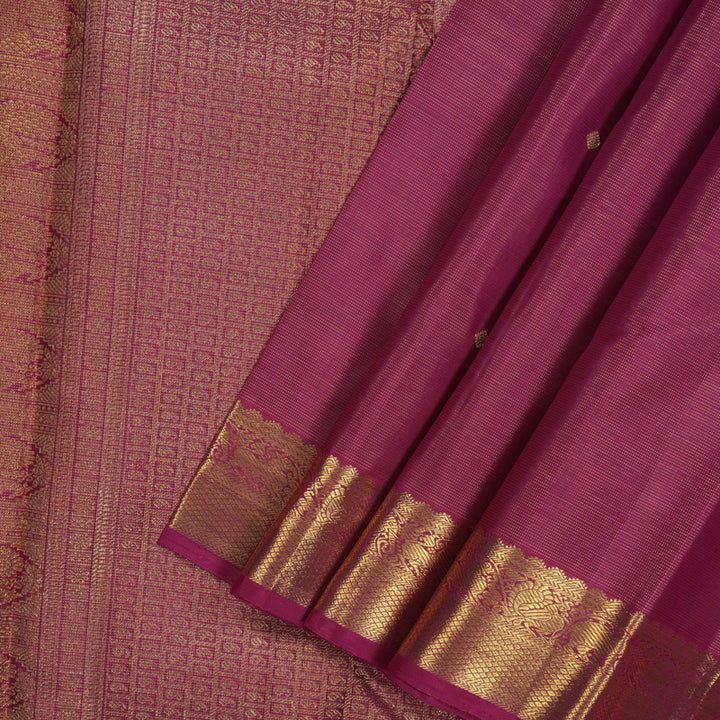 Hayagrivas Handloom Magenta Pink Kanjivaram Silk Saree BE640-SBS