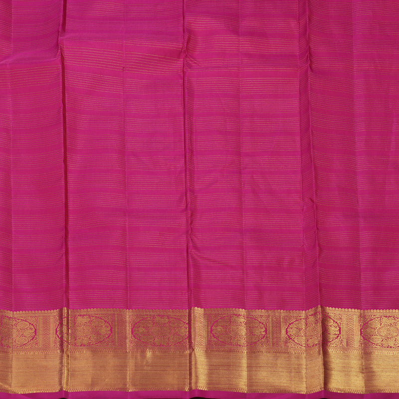 Hayagrivas Handloom Rani Pink Kanjivaram Silk Saree BE643-SBS
