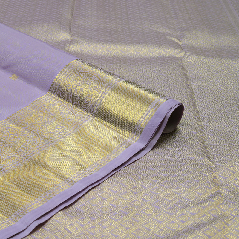 Hayagrivas Handloom Lavendar Kanjivaram Silk Saree BE651-SBS
