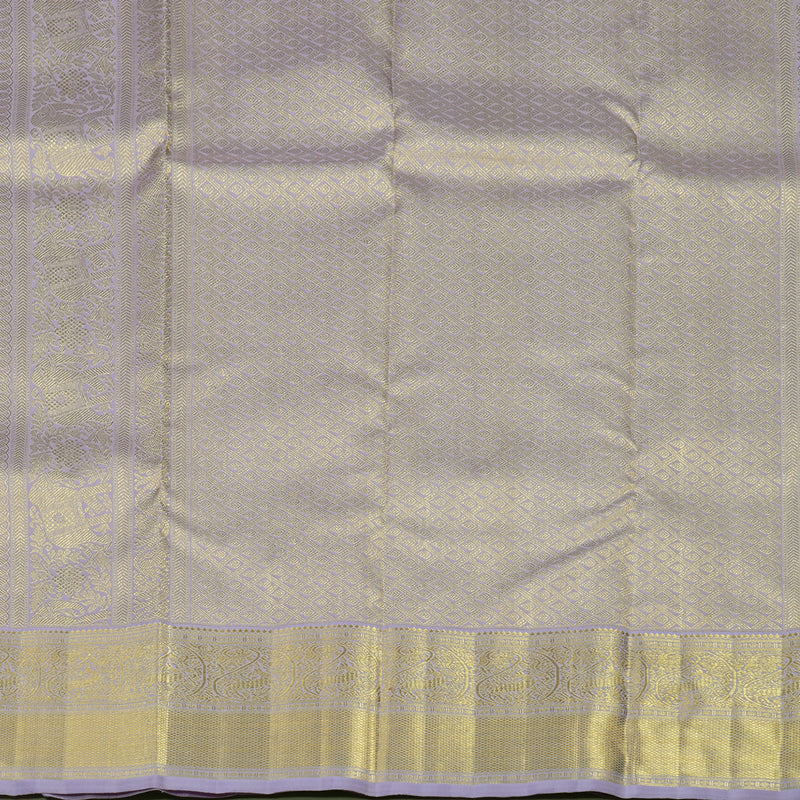 Hayagrivas Handloom Lavendar Kanjivaram Silk Saree BE651-SBS