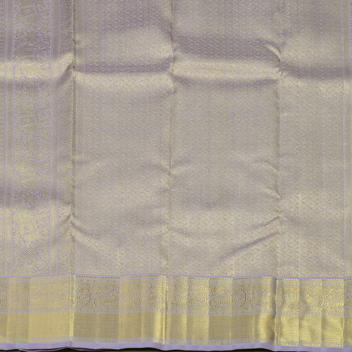 Hayagrivas Handloom Lavendar Kanjivaram Silk Saree BE651-SBS