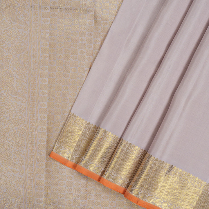 Hayagrivas Handloom Light Onion Pink Kanjivaram Silk Saree BE653-SBS