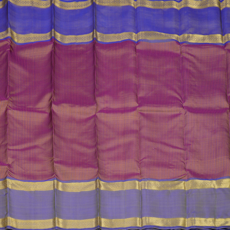 Hayagrivas Handloom Manthalir Kanjivaram Silk Saree with Purple Border BE655-SBS