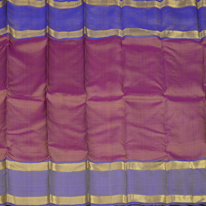 Hayagrivas Handloom Manthalir Kanjivaram Silk Saree with Purple Border BE655-SBS