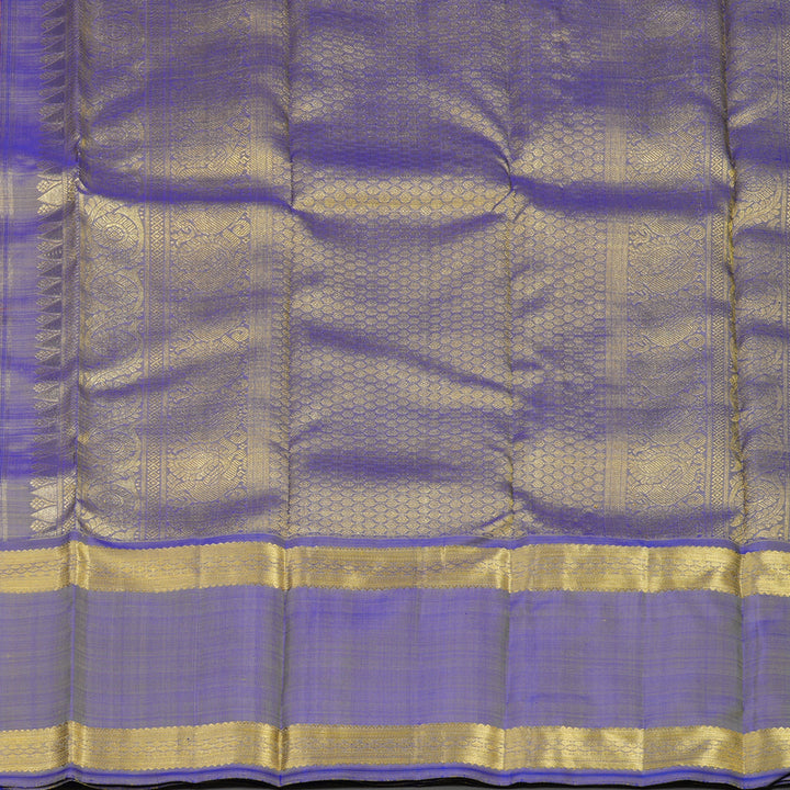 Hayagrivas Handloom Manthalir Kanjivaram Silk Saree with Purple Border BE655-SBS