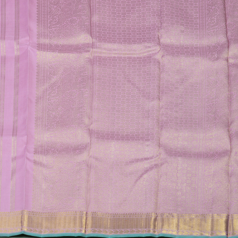 Hayagrivas Handloom Lotus Pink Kanjivaram Silk Saree BE670-SBS