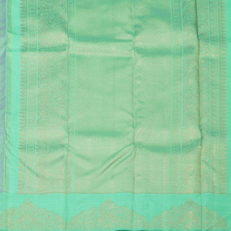 Hayagrivas Handloom Pink Kanjivaram Silk Saree with Sea Green Border BE697-SBS