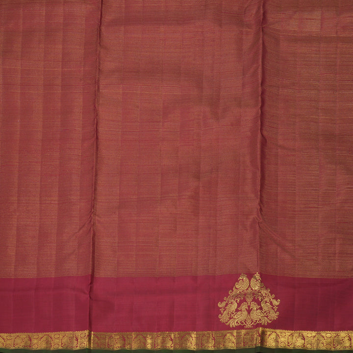 Hayagrivas Handloom Maroon Ten Yards Silk Madisar BE677-SBS