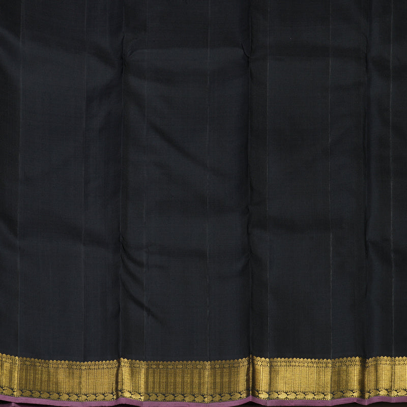 Hayagrivas Handloom Black Kanjivaram Silk Saree BE688-SBS