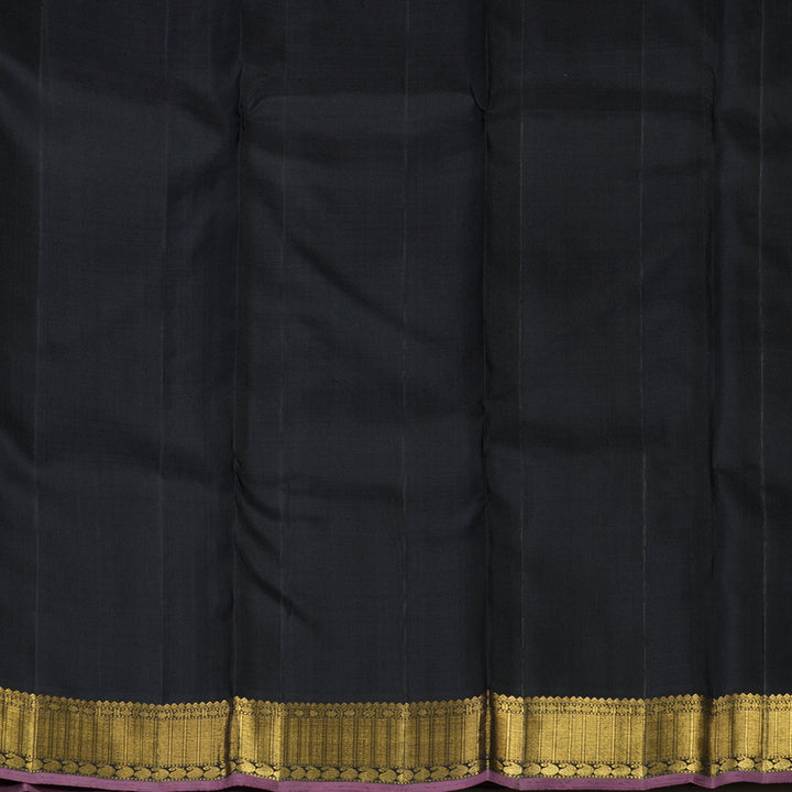 Hayagrivas Handloom Black Kanjivaram Silk Saree BE688-SBS