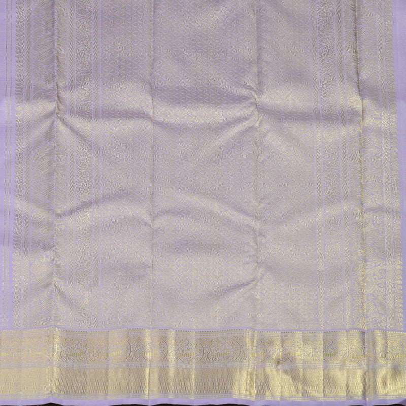 Hayagrivas Handloom Lilac Kanjivaram Silk Saree BE693-SBS
