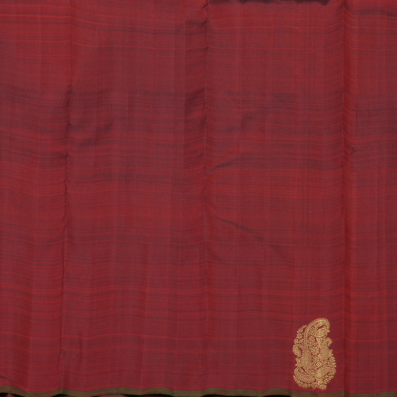 Hayagrivas Handloom Araku Maroon Kanjivaram Silk Saree BE695-SBS