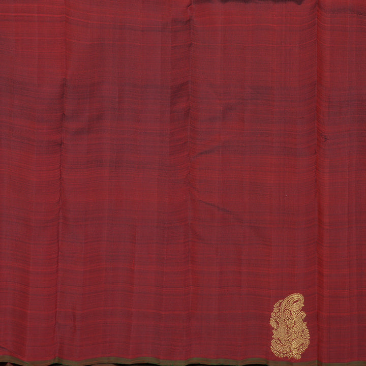 Hayagrivas Handloom Araku Maroon Kanjivaram Silk Saree BE695-SBS