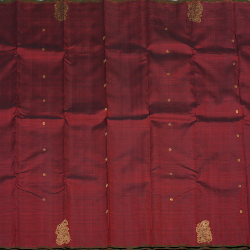 Hayagrivas Handloom Araku Maroon Kanjivaram Silk Saree BE695-SBS