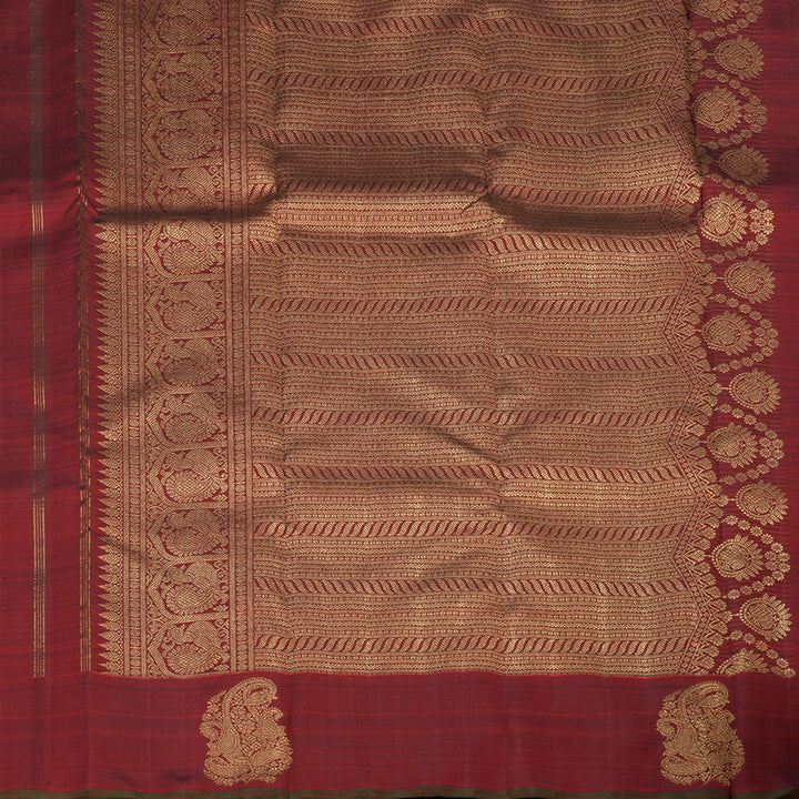 Hayagrivas Handloom Araku Maroon Kanjivaram Silk Saree BE695-SBS