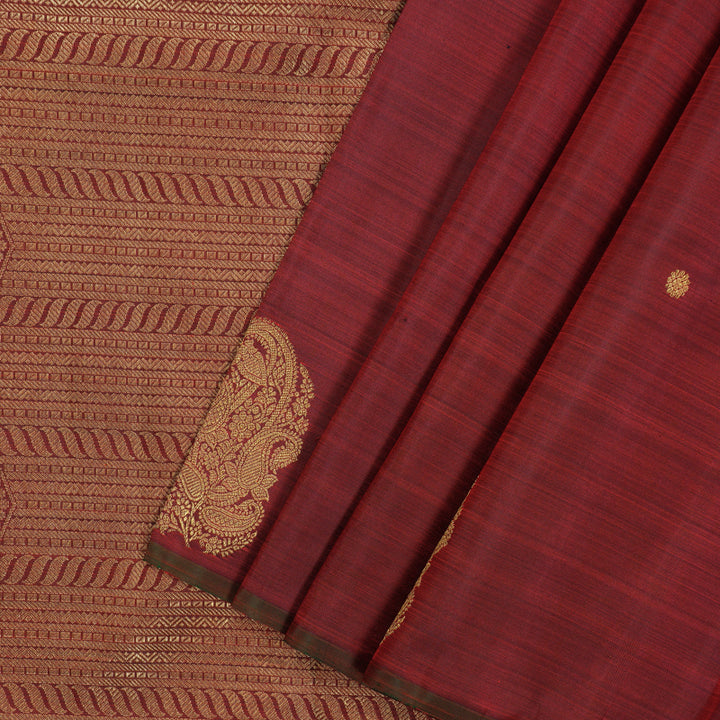 Hayagrivas Handloom Araku Maroon Kanjivaram Silk Saree BE695-SBS