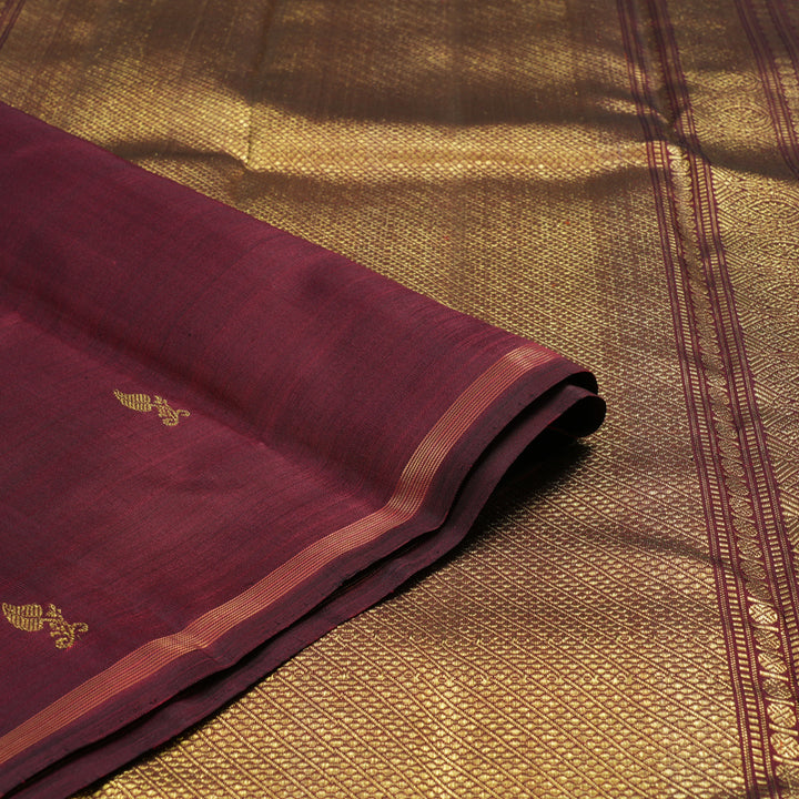 Hayagrivas Handloom Araku Maroon Kanjivaram Silk Saree BE699-SBS