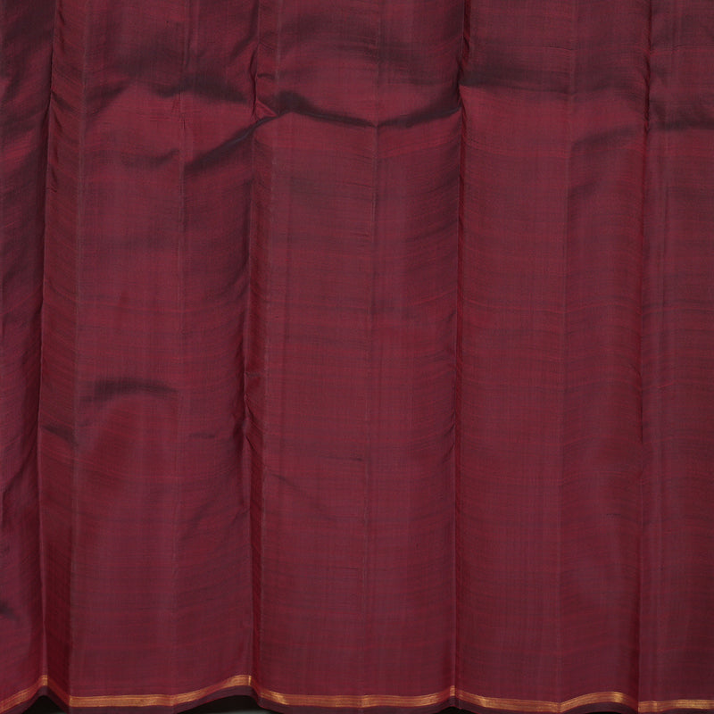 Hayagrivas Handloom Araku Maroon Kanjivaram Silk Saree BE699-SBS