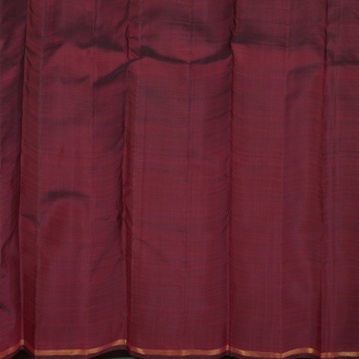 Hayagrivas Handloom Araku Maroon Kanjivaram Silk Saree BE699-SBS