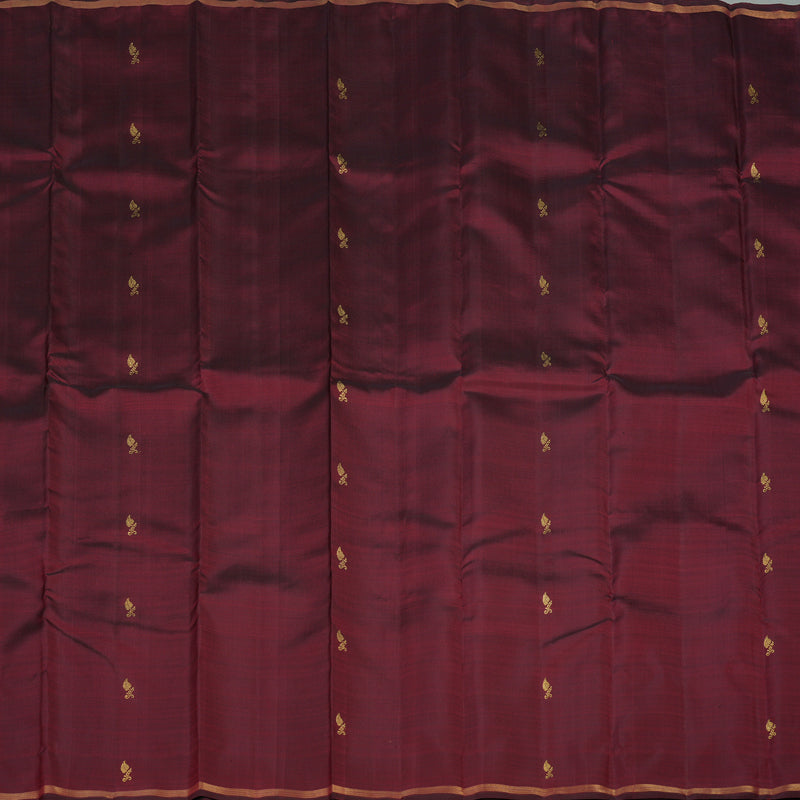 Hayagrivas Handloom Araku Maroon Kanjivaram Silk Saree BE699-SBS