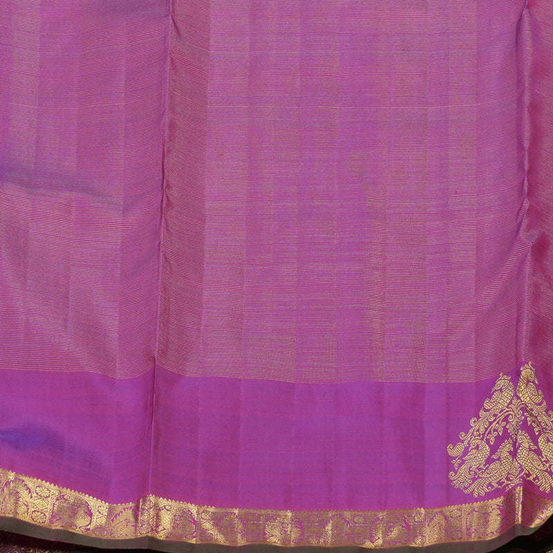Hayagrivas Handloom Purple Ten Yards Silk Madisar BE702-SBS