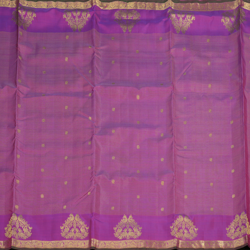 Hayagrivas Handloom Purple Ten Yards Silk Madisar BE702-SBS