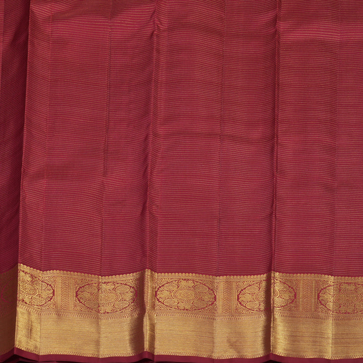 Hayagrivas Handloom Maroon Kanjivaram Silk Saree BE708-SBS