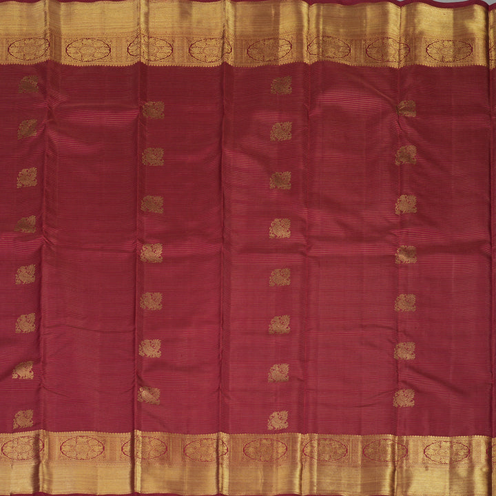 Hayagrivas Handloom Maroon Kanjivaram Silk Saree BE708-SBS