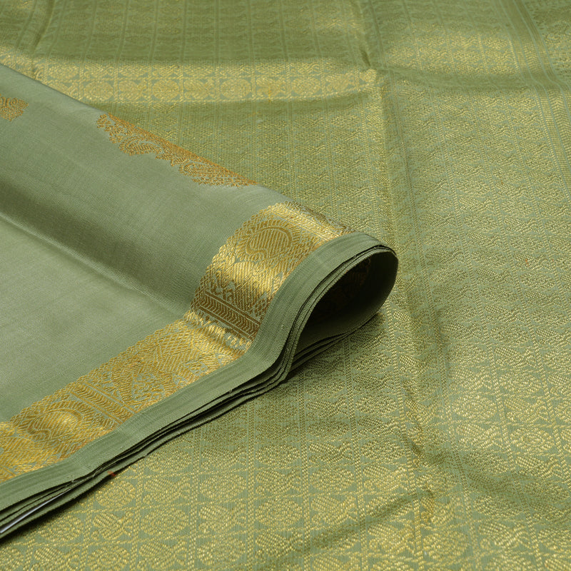 Hayagrivas Handloom Pista Green Kanjivaram Silk Saree BE720-SBS