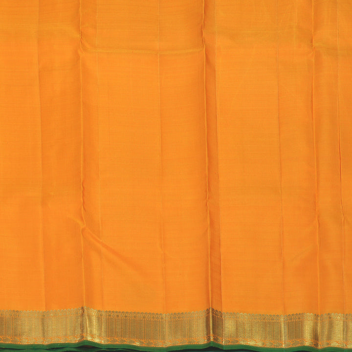 Hayagrivas Handloom Orange Kanjivaram Silk Saree BE724-SBS