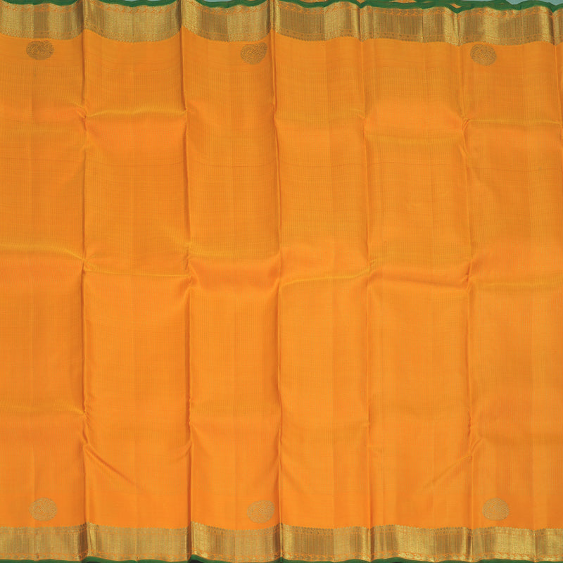 Hayagrivas Handloom Orange Kanjivaram Silk Saree BE724-SBS