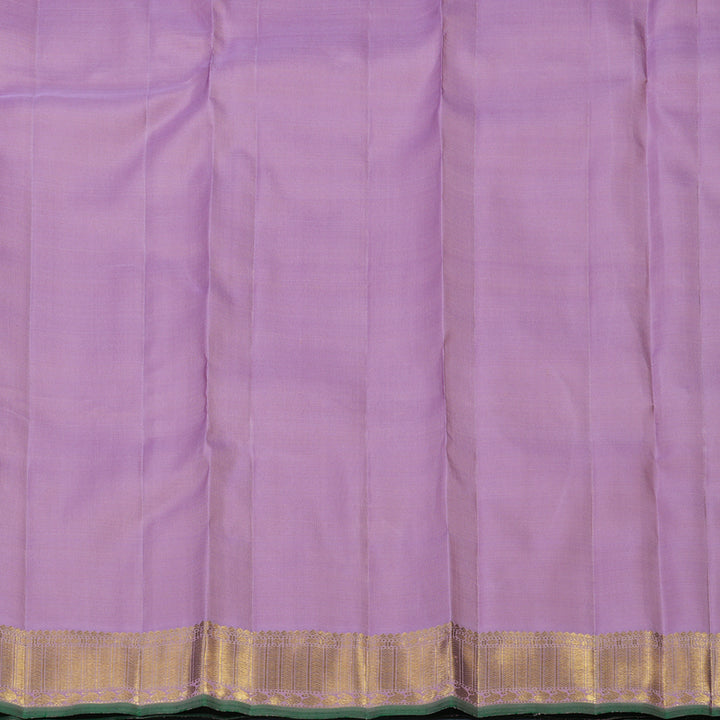 Hayagrivas Handloom Sandal Kanjivaram Silk Saree with Lilac Border BE747-SBS