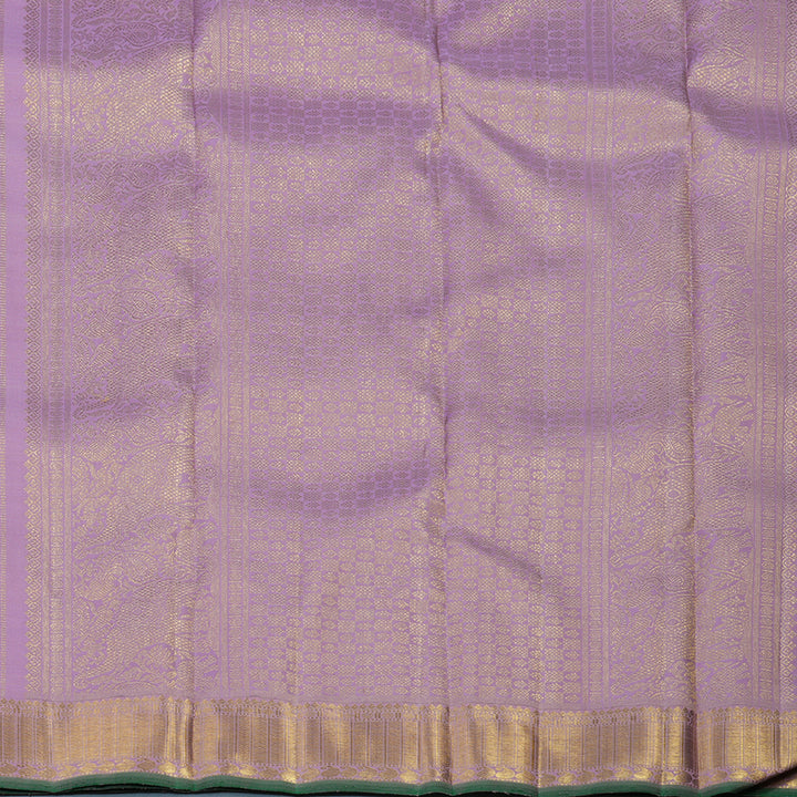 Hayagrivas Handloom Sandal Kanjivaram Silk Saree with Lilac Border BE747-SBS