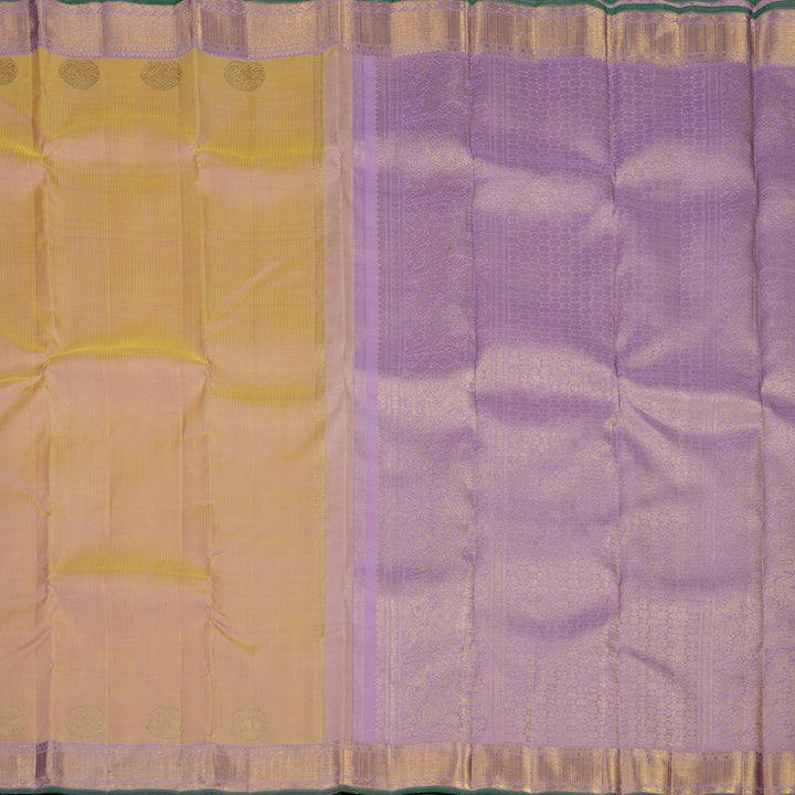 Hayagrivas Handloom Sandal Kanjivaram Silk Saree with Lilac Border BE747-SBS