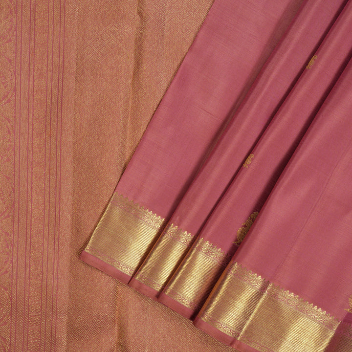 Hayagrivas Handloom Guava Pink Kanjivaram Silk Saree BE748-SBS