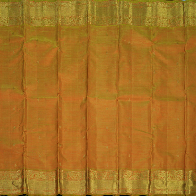 Hayagrivas Handloom Sampanga Green Kanjivaram Silk Saree BE749-SBS