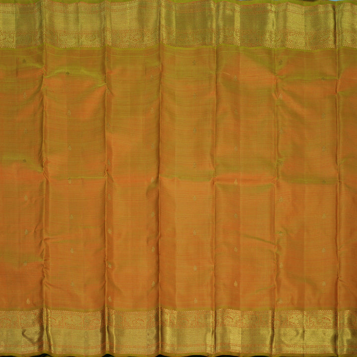 Hayagrivas Handloom Sampanga Green Kanjivaram Silk Saree BE749-SBS