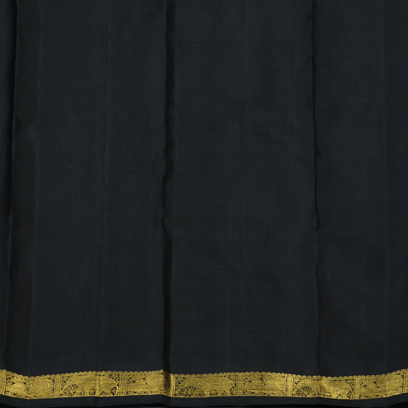 Hayagrivas Handloom Black Kanjivaram Silk Saree BE751-SBS