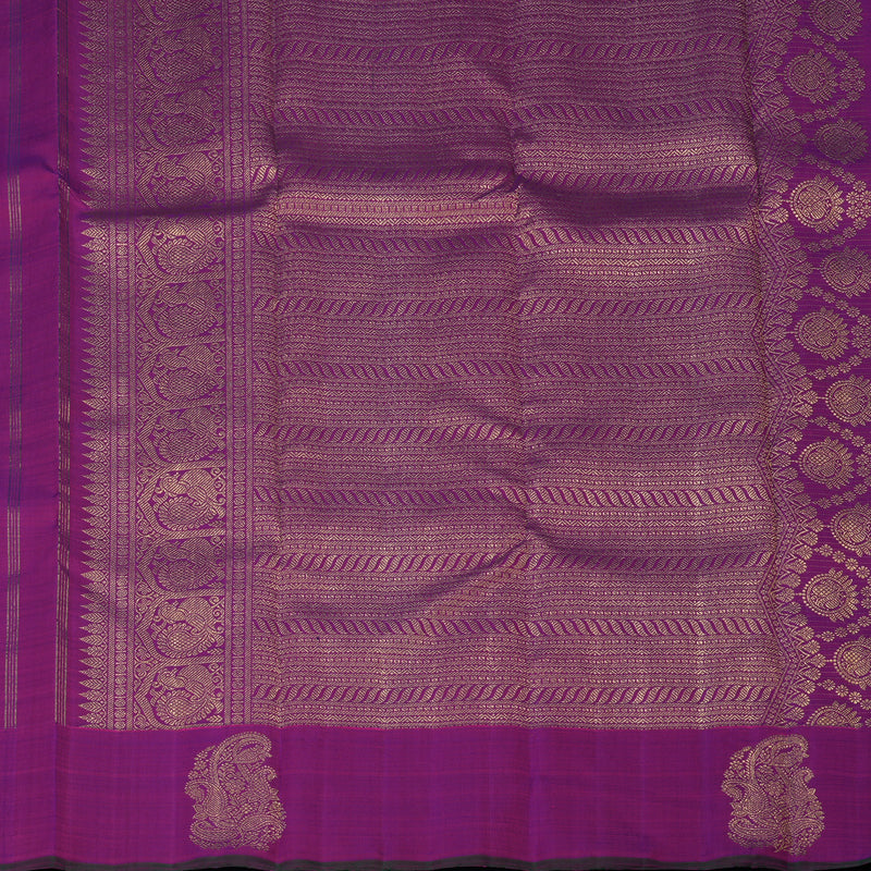 Hayagrivas Handloom Purple Kanjivaram Silk Saree BE766-SBS