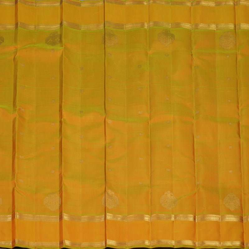 Hayagrivas Handloom Sampanga Yellow Kanjivaram Silk Saree BE775-SBS