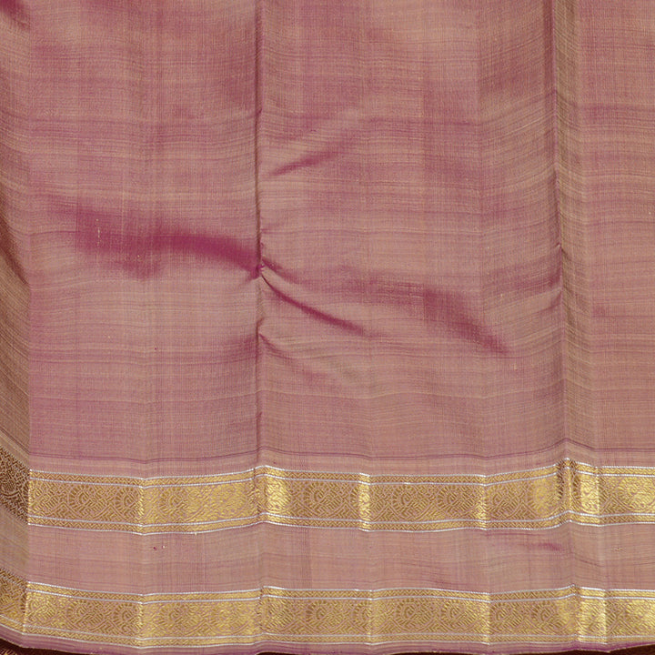 Hayagrivas Handloom Orange Kanjivaram Silk Saree with Dual Toned Border BE780-SBS