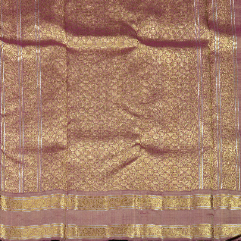 Hayagrivas Handloom Orange Kanjivaram Silk Saree with Dual Toned Border BE779-SBS