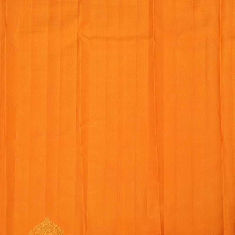 Hayagrivas Handloom Dual-Toned Purple & Orange Kanjivaram Silk Saree BE782-SBS