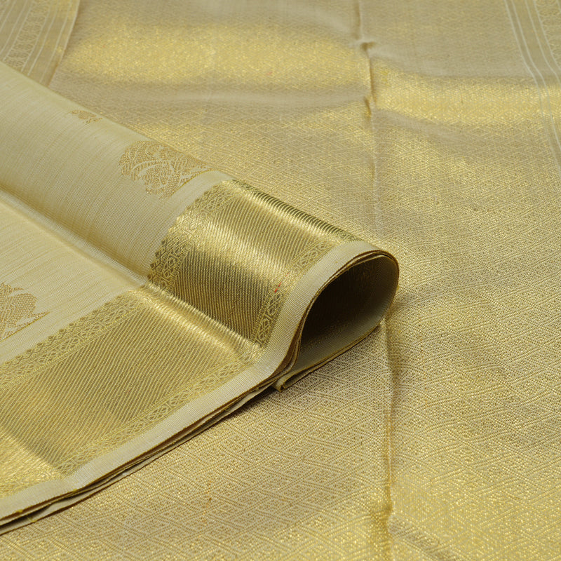 Hayagrivas Handloom Light Elaichi Green Kanjivaram Silk Saree BE785-SBS
