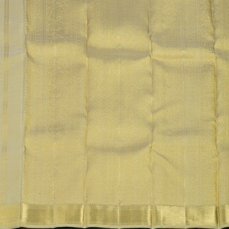 Hayagrivas Handloom Light Elaichi Green Kanjivaram Silk Saree BE785-SBS