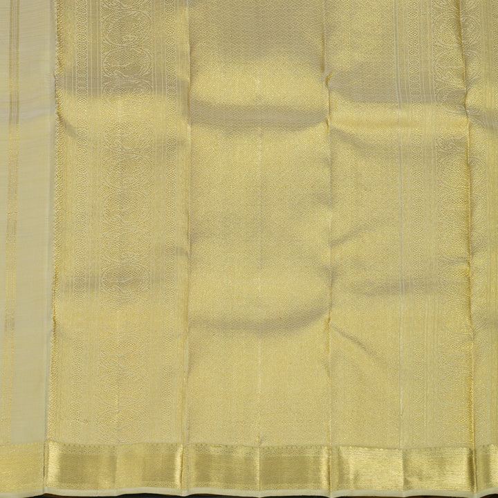 Hayagrivas Handloom Light Elaichi Green Kanjivaram Silk Saree BE785-SBS